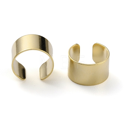 Unisex Brass Cuff Earrings EJEW-Z005-01G-1