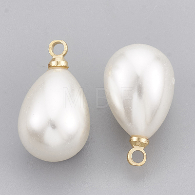 ABS Plastic Imitation Pearl Pendants KK-T035-62-1