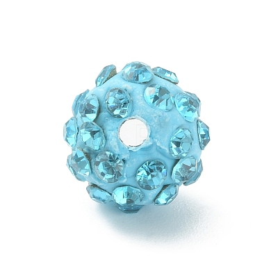 Rhinestone Pave Disco Ball Beads RB-TAC0002-02A-09-1