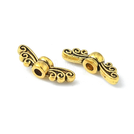 Tibetan Style Alloy Fairy Wing Beads LS-TIBEB-6007-AG-FF-1