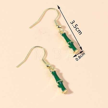 Zinc Alloy Enamel Dangle & Drop Earrings FS-WGC3D93-13-1