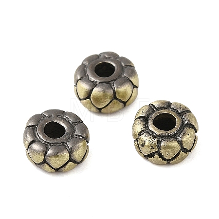 Tibetan Style Rack Plating Brass Bead KK-Q805-26AB-1