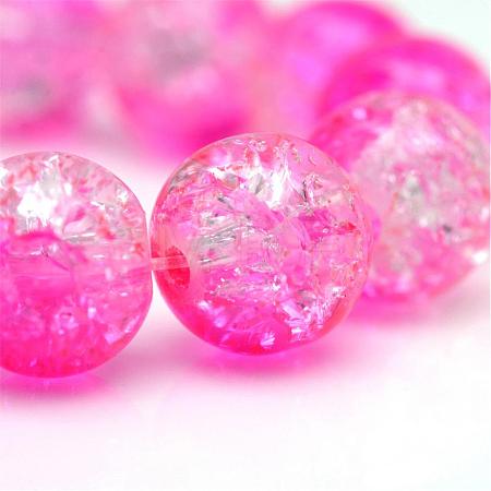 Baking Paint Crackle Glass Bead Strands CCG-S001-10mm-09-1