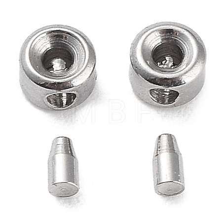 Non-Tarnish 304 Stainless Steel Bead Tips STAS-K268-01A-P-1