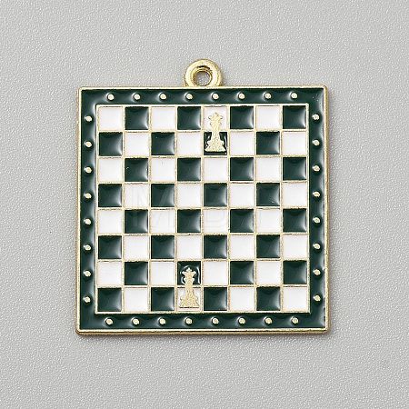 Alloy Enamel Pendants ENAM-WH20012-02G-16-1