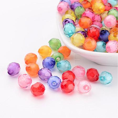 Transparent Acrylic Beads TACR-S113-7mm-M-1