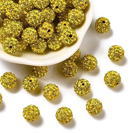 Pave Disco Ball Beads RB-A130-10mm-17-1