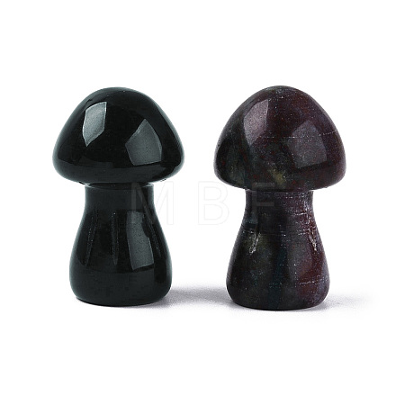 Natural Indian Agate Mushroom Display Decorations G-Q602-03E-1