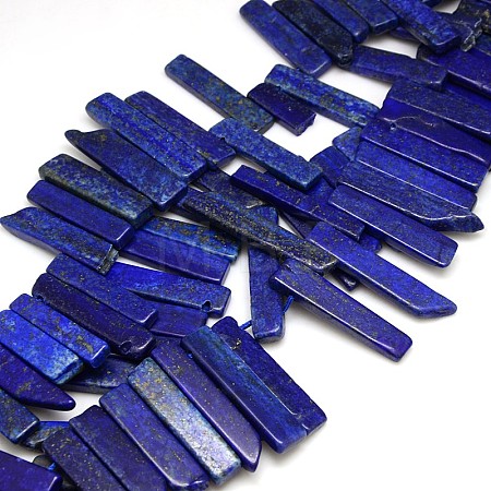 Natural Gemstone Lapis Lazuli Beads Strands X-G-L156-05-1