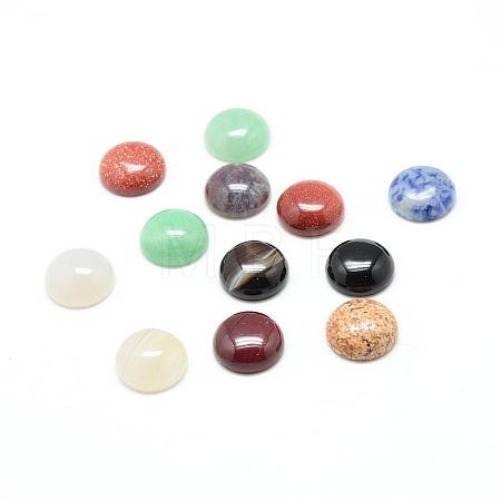 Natural & Synthetic Gemstone Cabochons G-T020-12mm-M-1