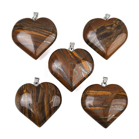 Natural Tiger Iron Pendants GG-K002-04H-1