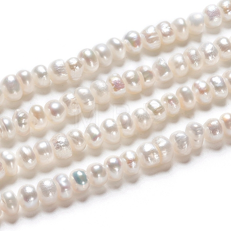 Natural Cultured Freshwater Pearl Beads Strands X-PEAR-I004-07B-01A-1