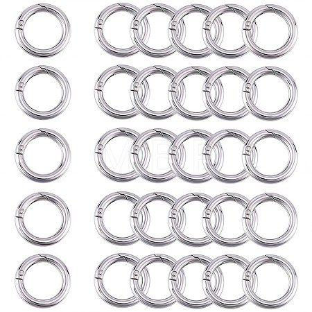 Zinc Alloy Spring Gate Rings FIND-SP0001-08B-1