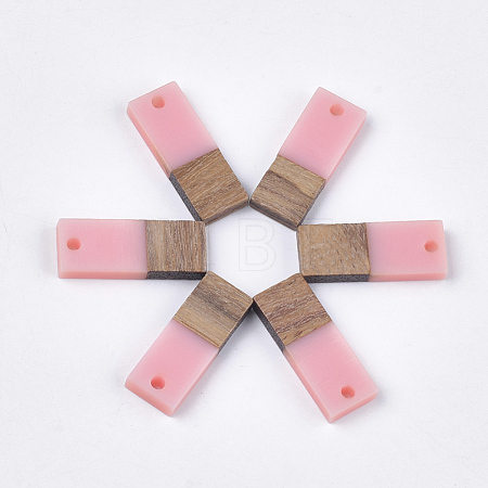 Resin & Walnut Wood Pendants RESI-S358-79A-1