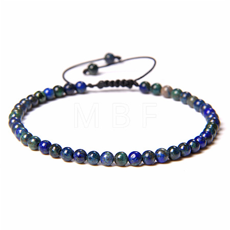 Adjustable Women's Chrysocolla Beaded Bracelet CN3407-38-1