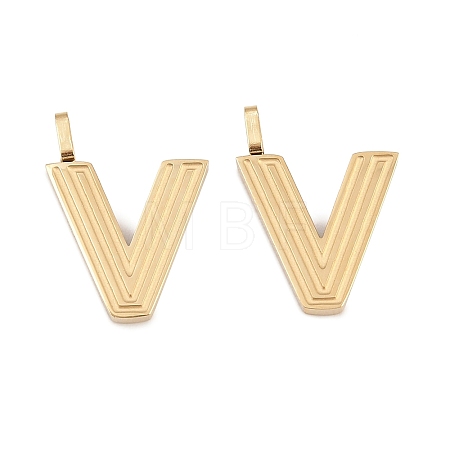 304 Stainless Steel Pendants STAS-L022-589V-1