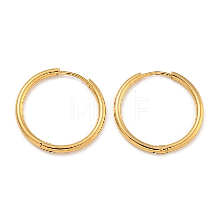 PVD Vacuum Plating 304 Stainless Steel Huggie Hoop Earrings for Women EJEW-F280-07F-G-1