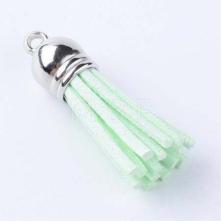 Faux Suede Tassel Pendant Decorations FIND-T002-A11-1