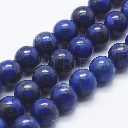 Natural Lapis Lazuli Beads Strands G-P348-01-3mm-1