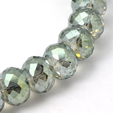 Electorplated Glass Beads EGLA-E005-02-1