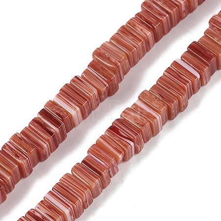 Handmade Lampwork Beads Strands LAMP-Q037-02B-01-1