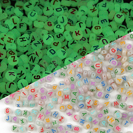 Luminous Translucent Acrylic Beads LUMI-PW0001-181A-1