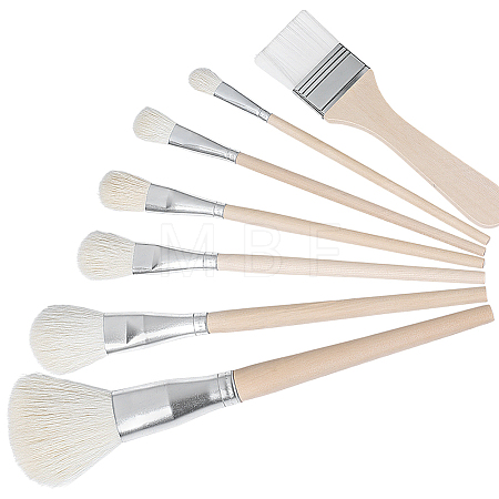 7Pcs Wool Painting Pen Brush Set AJEW-WH0485-80-1