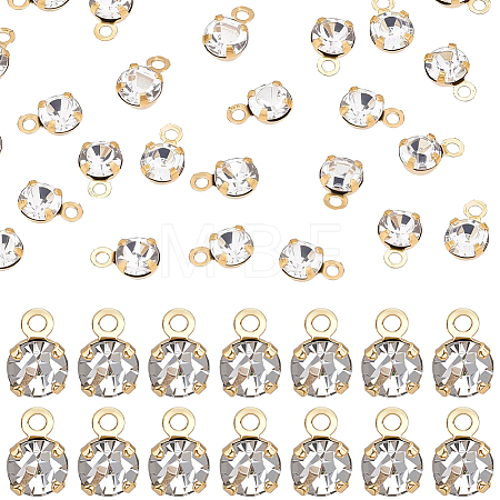 50Pcs Brass Pendants KK-BBC0025-91A-1