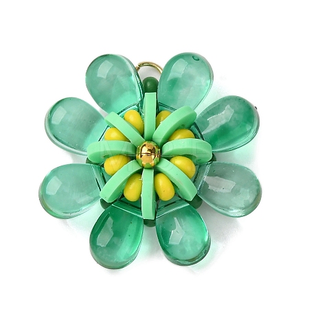 Glass & Polymer Clay Pendants PALLOY-MZ00810-06-1