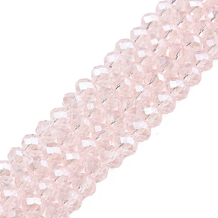 Electroplate Glass Beads Strands EGLA-A034-T1mm-A03-1