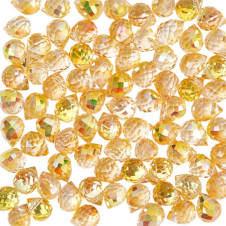 80Pcs Electroplate Glass Beads EGLA-PA0001-43B-1