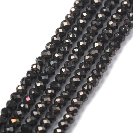 Electroplate Glass Beads Strands GLAA-F079-A-FP10-1