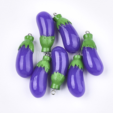Resin Pendants X-RESI-T028-41-1