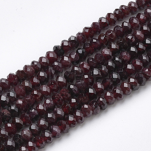 Natural Garnet Beads Strands X-G-R362-05-1