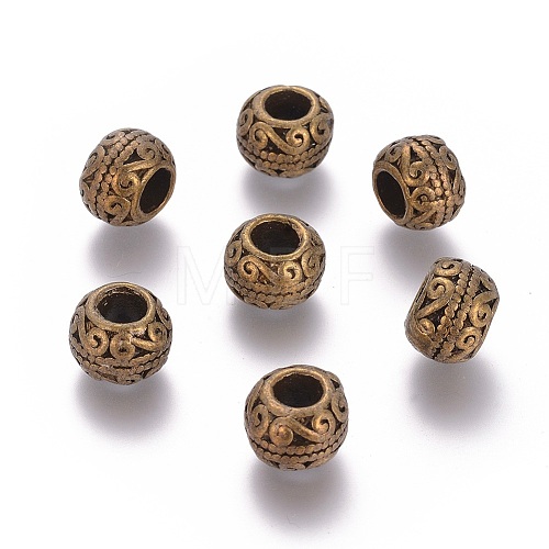 Alloy European Beads MPDL-G007-04AB-1