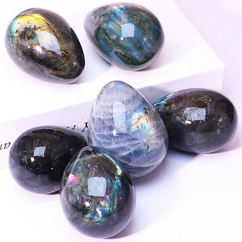 Natural Labradorite Worry Stone for Anxiety Therapy PW-WG89475-01-1