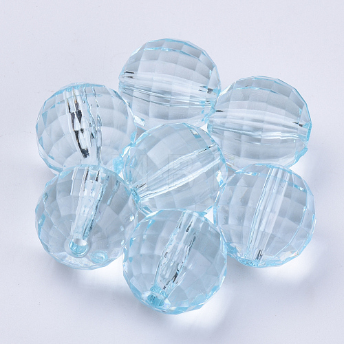 Transparent Acrylic Beads TACR-Q254-10mm-V38-1