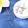 Tarnish Resistant 304 Stainless Steel Stud Earring Findings STAS-Q036-1-5