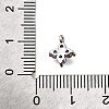 Brass Micro Pave Cubic Zirconia Pendants KK-D356-07G-P-4
