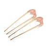 Alloy Enamel Hair Forks MRMJ-P013-B04-1