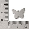 Non-Tarnish 304 Stainless Steel Charms STAS-N103-25P-3