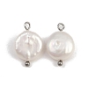 Natural Freshwater Pearl Keshi Pearl Pendants STAS-D378-08A-P-1
