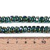 Electroplate Transparent Glass Beads Strands EGLA-N022-04A-D10-4