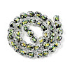 Handmade Foil Lampwork Beads Strands FOIL-T008-04B-1