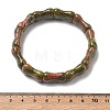 Bamboo Natural Unakite Beads Stretch Bracelets for Women Men BJEW-K304-01F-5