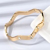 304 Stainless Steel Rhinestone Hinged Bangles BJEW-D408-25G-5