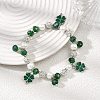 Alloy Enamel Charm Bracelets BJEW-JB12844-1