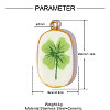 Handmade Porcelain Pendants PR-OY001-10G-2