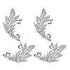 Gold and Silver Thread Silk Embroidered Sequins DIY-WH0816-144B-1