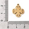 304 Stainless Steel Pendants STAS-K297-02D-G-3